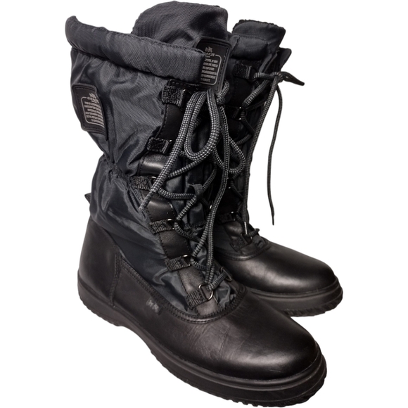 Coach New York Sage Cold Weather Nylon Lace Up Boots - Picture 1 of 10